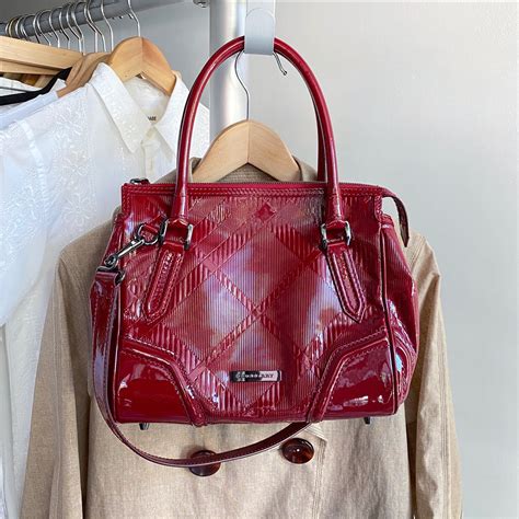 Burberry Red Patent Bags & Handbags for Women 